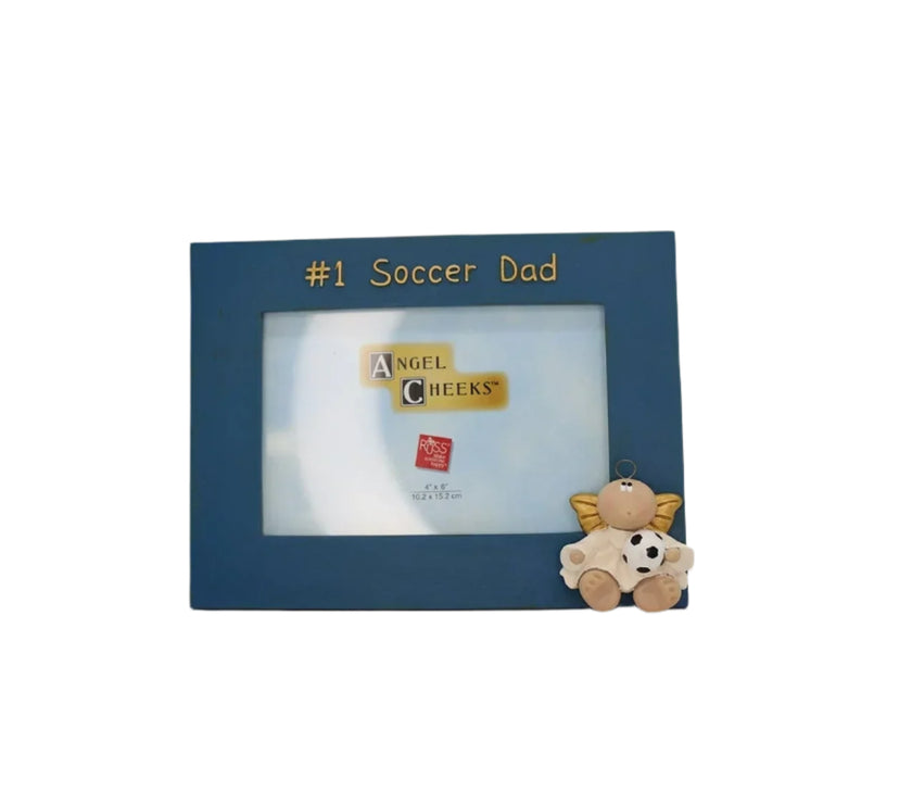 Russ Frames Angel Cheeks #1 Soccer Dad Picture Frame By Russ