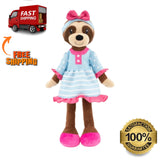 Sharewood Forest Friends Rag Doll Sofie the Sloth Plush + Playscape Set 18"