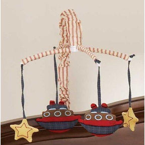 Bean Sprout Nautical Patch Mobile, Denim (Discontinued by Manufacturer)