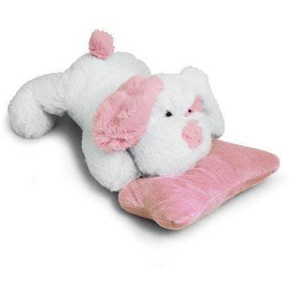 Beverly Hills Teddy Bear Puppy with Rattle, Pink