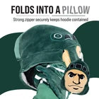 Michigan State Spartans Snugible Blanket Hoodie 2-in-1 Plush Pillow MSU