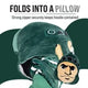 Michigan State Spartans Snugible Blanket Hoodie 2-in-1 Plush Pillow MSU