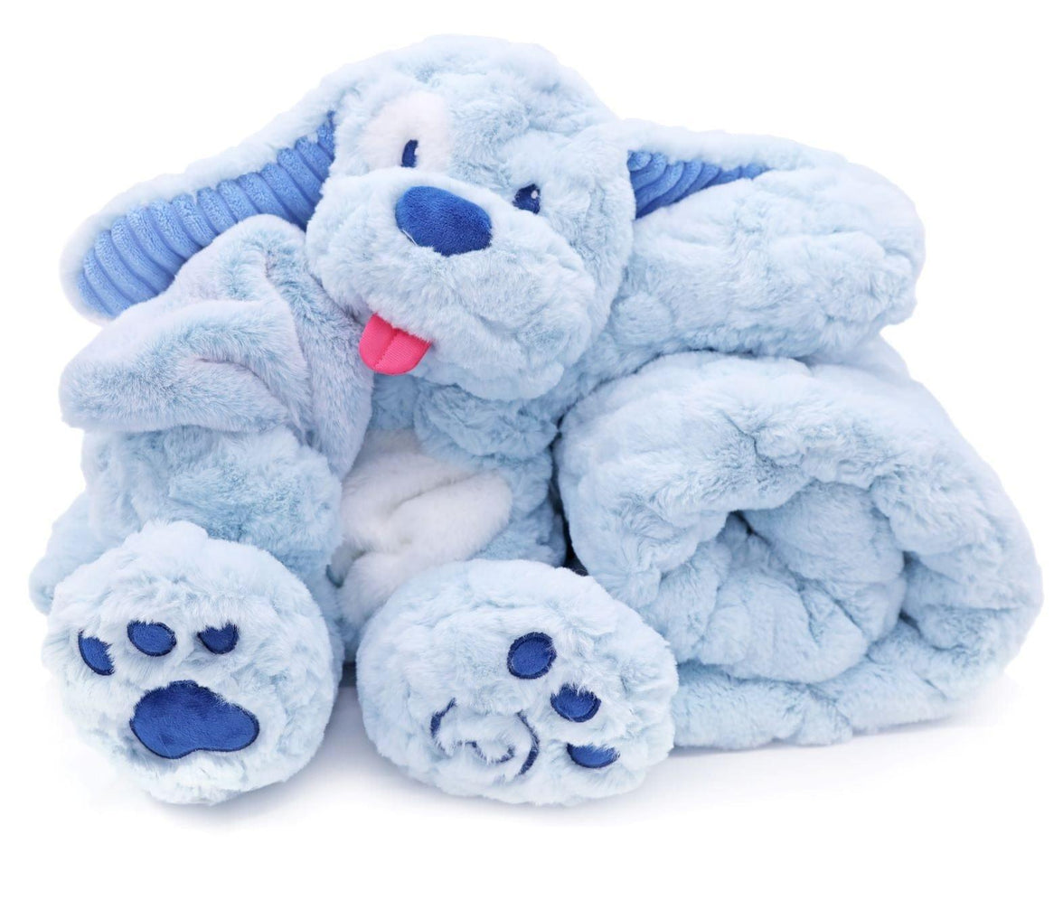 Blu-Boo Dog Blankie Bestie 2-in-1 Blanket & Plush