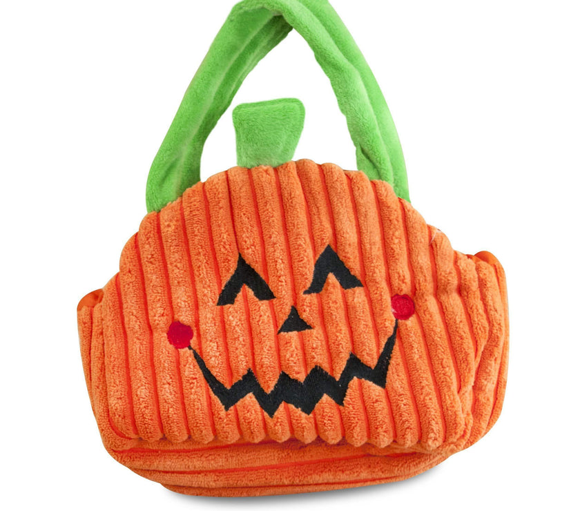 "Casper" the 7.5in Corduroy Pumpkin Purse