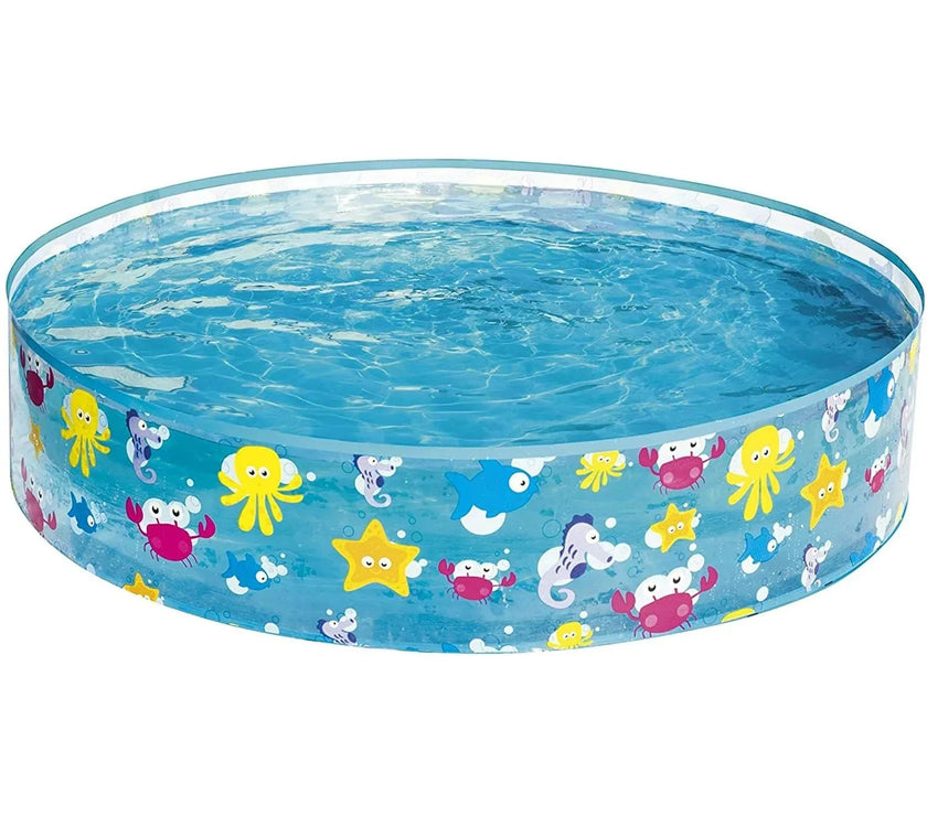 Fill-N-Fun Paddling Pool - 48 x 10 Inches, Blue
