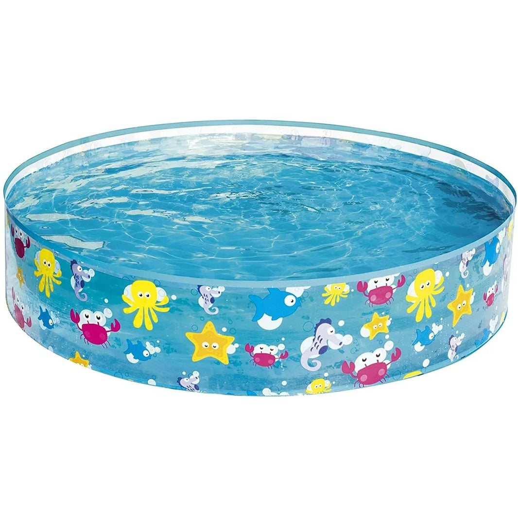 Fill-N-Fun Paddling Pool - 48 x 10 Inches, Blue