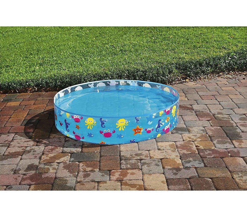 Fill-N-Fun Paddling Pool - 48 x 10 Inches, Blue