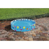 Fill-N-Fun Paddling Pool - 48 x 10 Inches, Blue