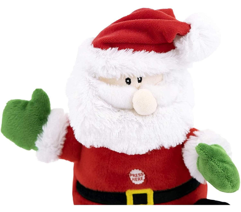 Gitzy Seasonal & Holiday Decorations Santa Santa Gitzy Light Up Christmas Plush