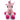 Gitzy Pink 25" Stuffed Squishy Unicorn