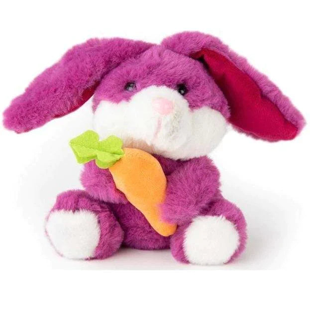 Gitzy Plush Easter Bunny, Dark Pink