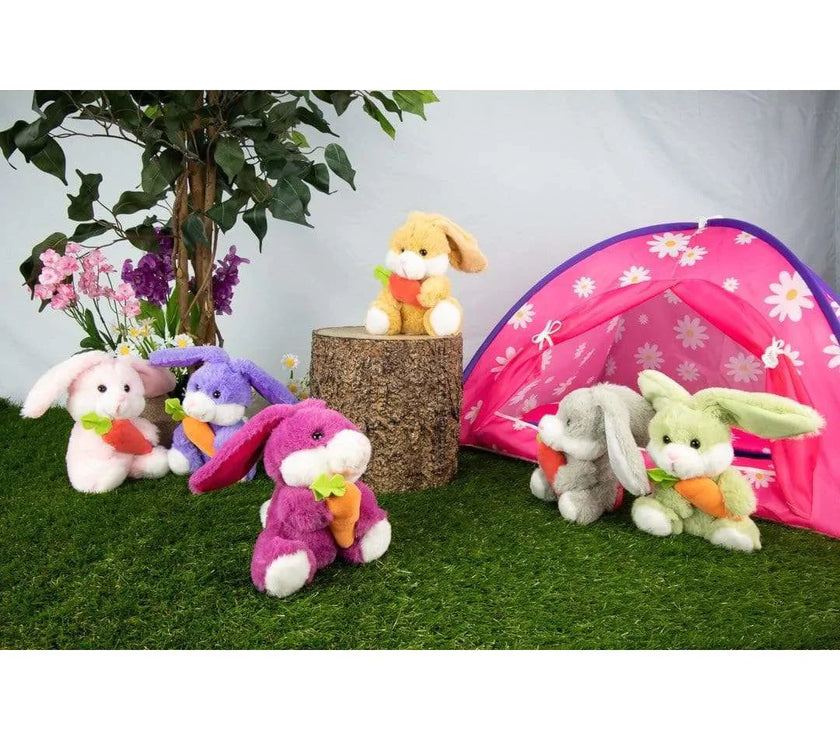 Gitzy Plush Easter Bunny, Grey