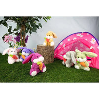 Gitzy Plush Easter Bunny, Grey