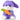 Gitzy Plush Easter Bunny, Purple