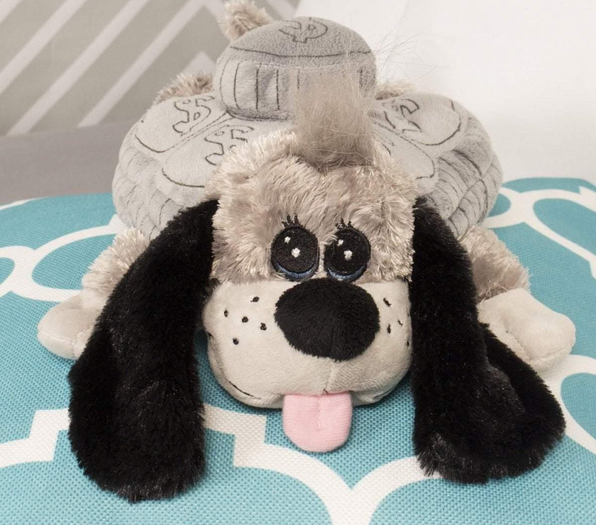 "Hi-Ho" the 12in Silver Dollar Grey Plush by The CuddleCakes Group