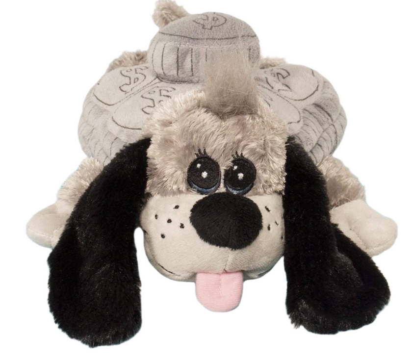 "Hi-Ho" the 12in Silver Dollar Grey Plush by The CuddleCakes Group