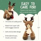 Christmas Randall Reindeer Plush Stuffed Animal Soft Holiday Toy Decor 14"