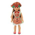 Playtime by Eimmie 18” Doll Holiday Baking Set – Matching Child Aprons & Hats 18”