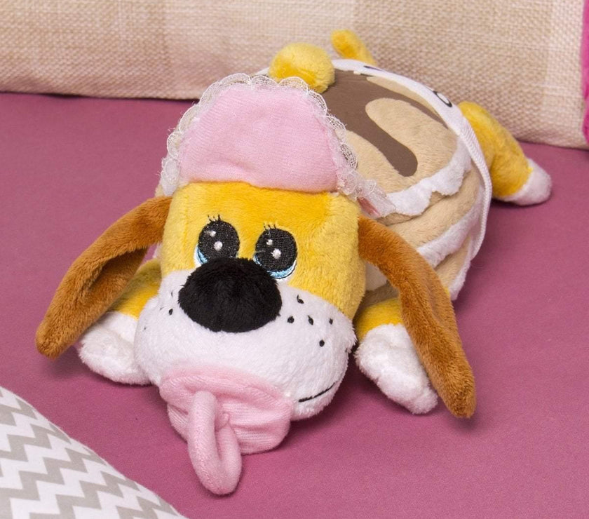 "Maple" the 11in Baby Cakes Girl Pup Plush by The CuddleCakes Group