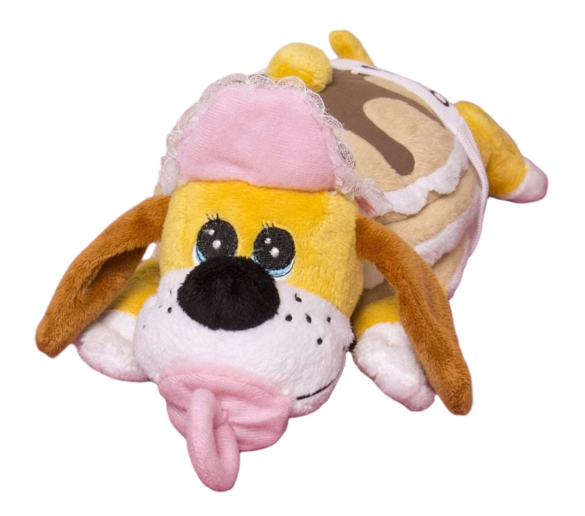 "Maple" the 11in Valentines Day Baby Cakes Girl Pup Plush