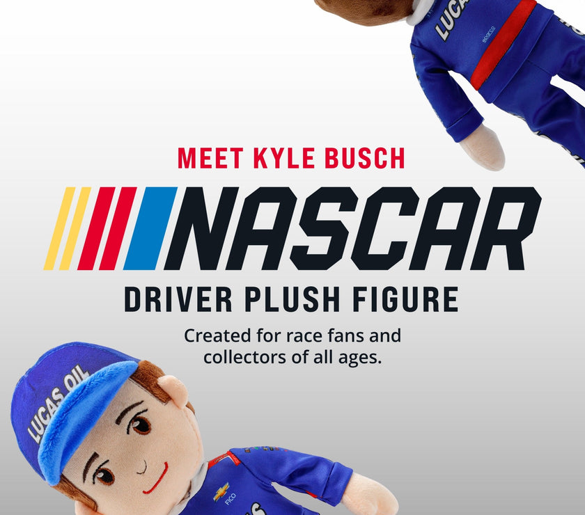 NASCAR | Richard Childress Racing Kyle Busch Lucas Oil 14 Inch Plush Figure "Wholesale"