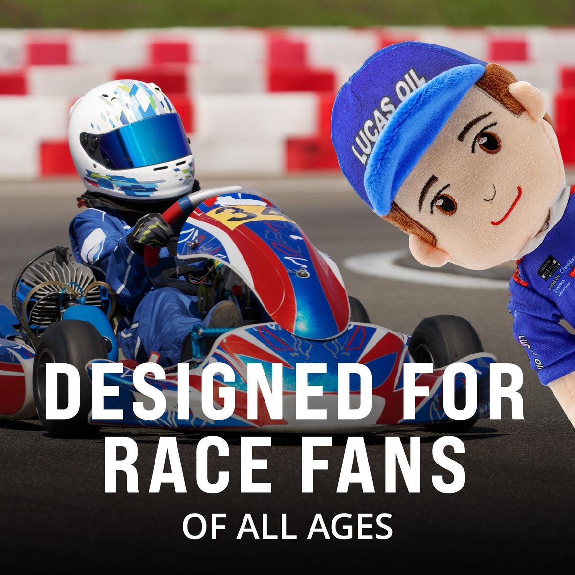 NASCAR | Richard Childress Racing Kyle Busch Lucas Oil 14 Inch Plush Figure "Wholesale"