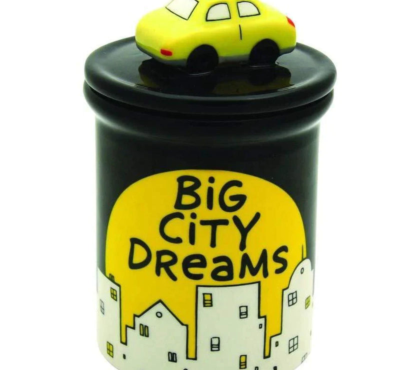 Enesco Our Name Is Mud by Lorrie Veasey Big City Dreams Jar, 6-Inch