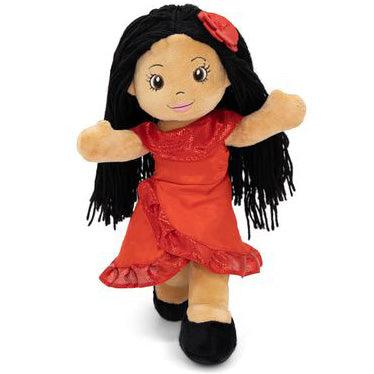 Playtime By Eimmie 14 Inch Rag Doll Julie Salsa Dancer - OrangeOnions Wholesale