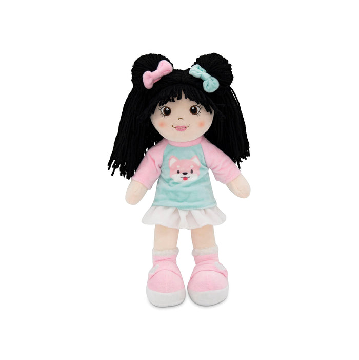Playtime By Eimmie 14 Inch Rag Doll Lillie - OrangeOnions Wholesale
