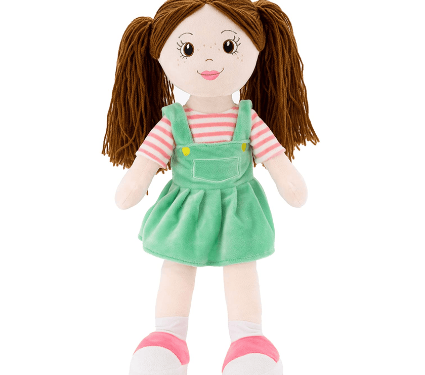 Playtime By Eimmie 18 Inch Rag Doll Allie - OrangeOnions Wholesale
