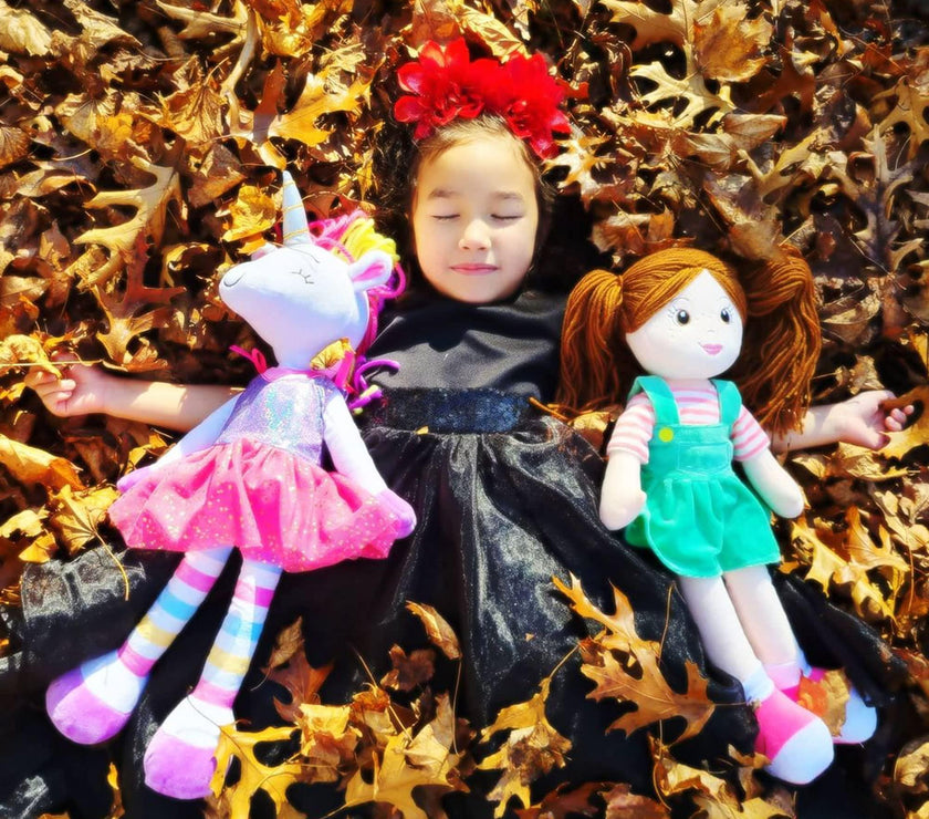 Playtime By Eimmie 18 Inch Rag Doll Allie - OrangeOnions Wholesale