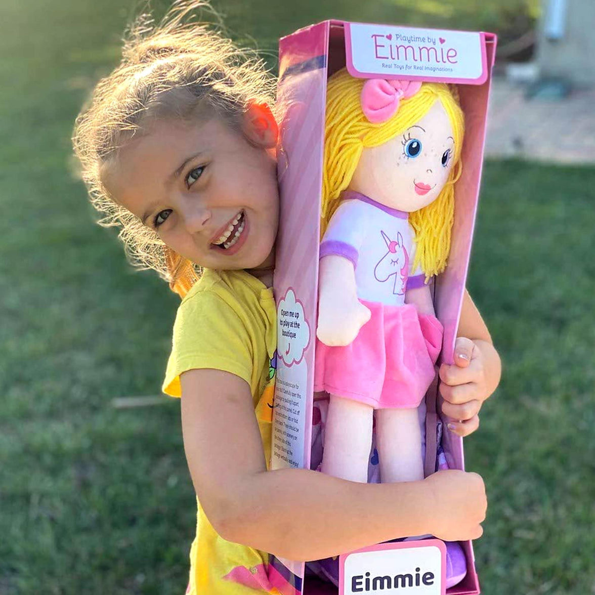 Playtime By Eimmie 18 Inch Rag Doll Eimmie - OrangeOnions Wholesale