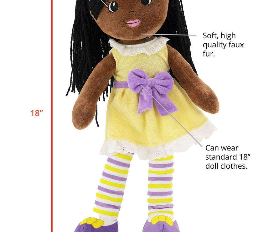 Playtime By Eimmie 18 Inch Rag Doll Kaylie - OrangeOnions Wholesale