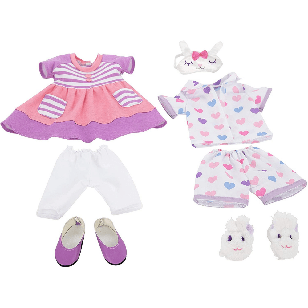 Playtime by Eimmie 18 Inch Vinyl Doll Allie Set with Backpack Carry Case - OrangeOnions Wholesale