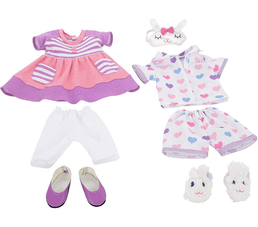 Playtime by Eimmie 18 Inch Vinyl Doll Allie Set with Backpack Carry Case - OrangeOnions Wholesale