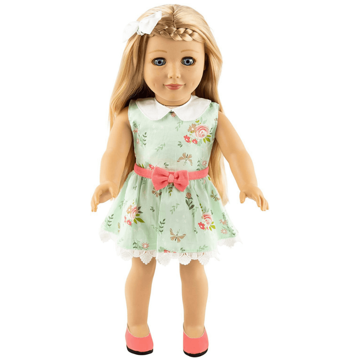 Playtime by Eimmie 18 Inch Vinyl Doll Eimmie Set with Backpack Carry Case - OrangeOnions Wholesale