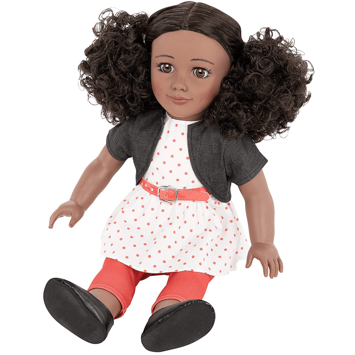 Playtime by Eimmie 18 Inch Vinyl Doll Kaylie Set with Backpack Carry Case - OrangeOnions Wholesale