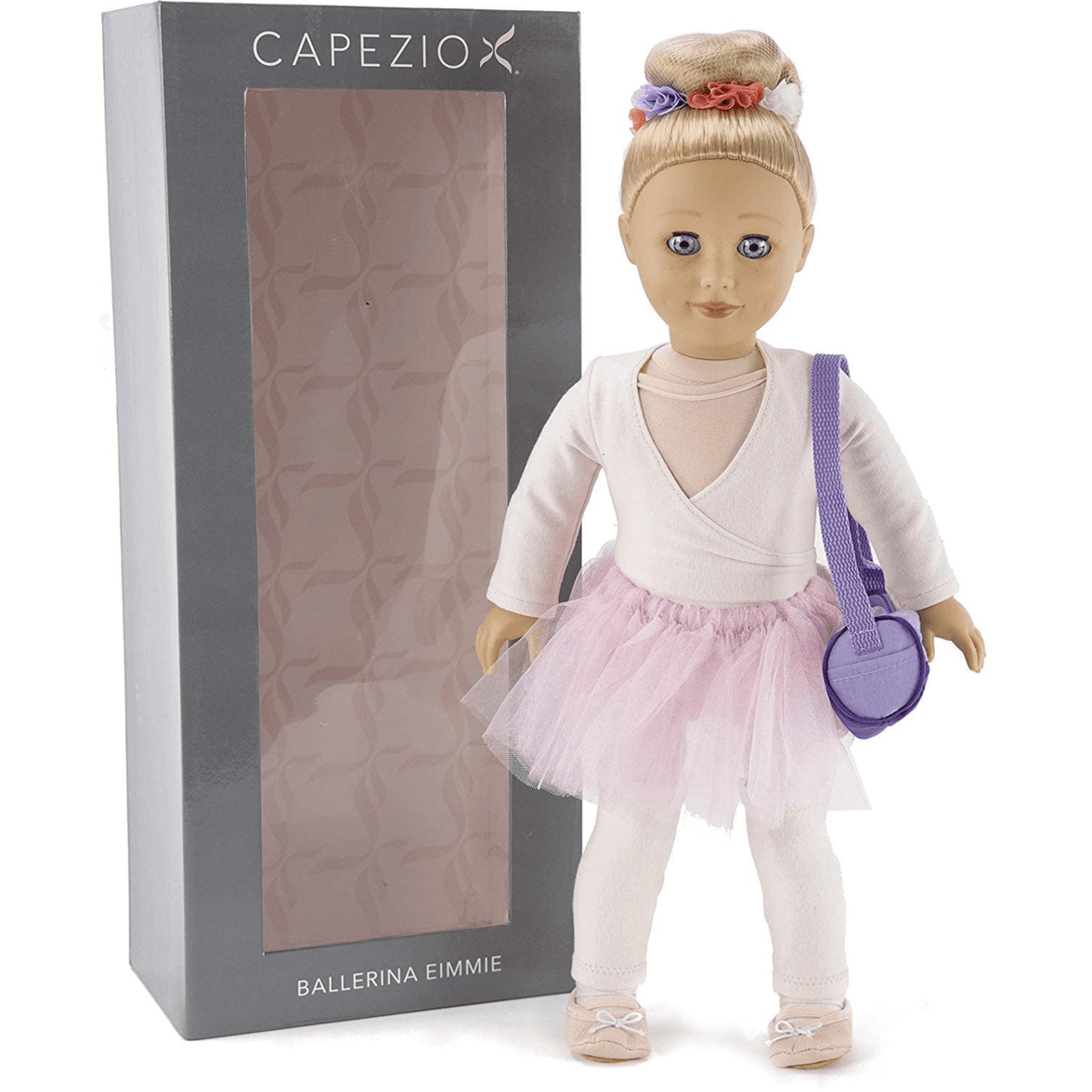 Playtime by Eimmie 18 Inch Vinyl Doll Set Eimmie Capezio Ballerina - OrangeOnions Wholesale