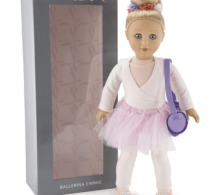 Playtime by Eimmie 18 Inch Vinyl Doll Set Eimmie Capezio Ballerina - OrangeOnions Wholesale