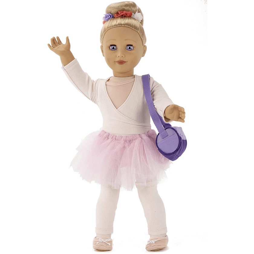 Playtime by Eimmie 18 Inch Vinyl Doll Set Eimmie Capezio Ballerina - OrangeOnions Wholesale