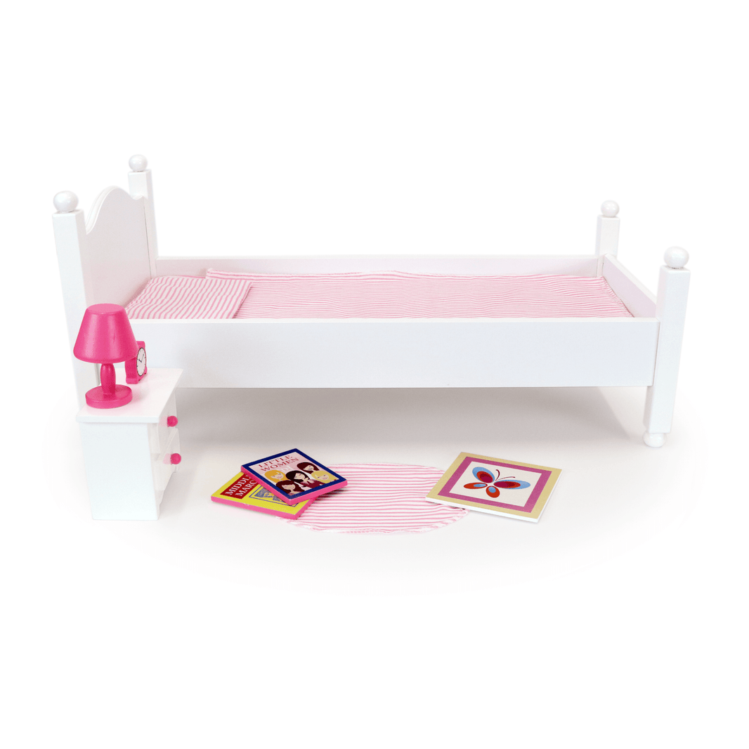 Playtime by Eimmie Furniture Bedroom Set with Accessories 18 Inch Doll - OrangeOnions Wholesale