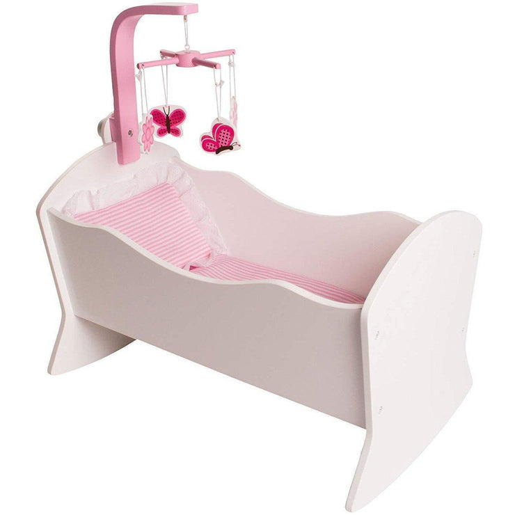 Playtime by Eimmie Furniture Cradle and Mobile with Accessories 18 Inch Doll - OrangeOnions Wholesale