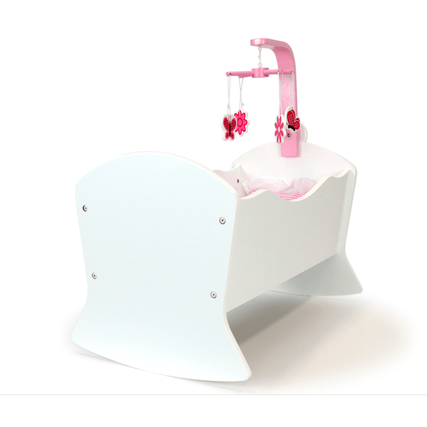 Playtime by Eimmie Furniture Cradle and Mobile with Accessories 18 Inch Doll - OrangeOnions Wholesale