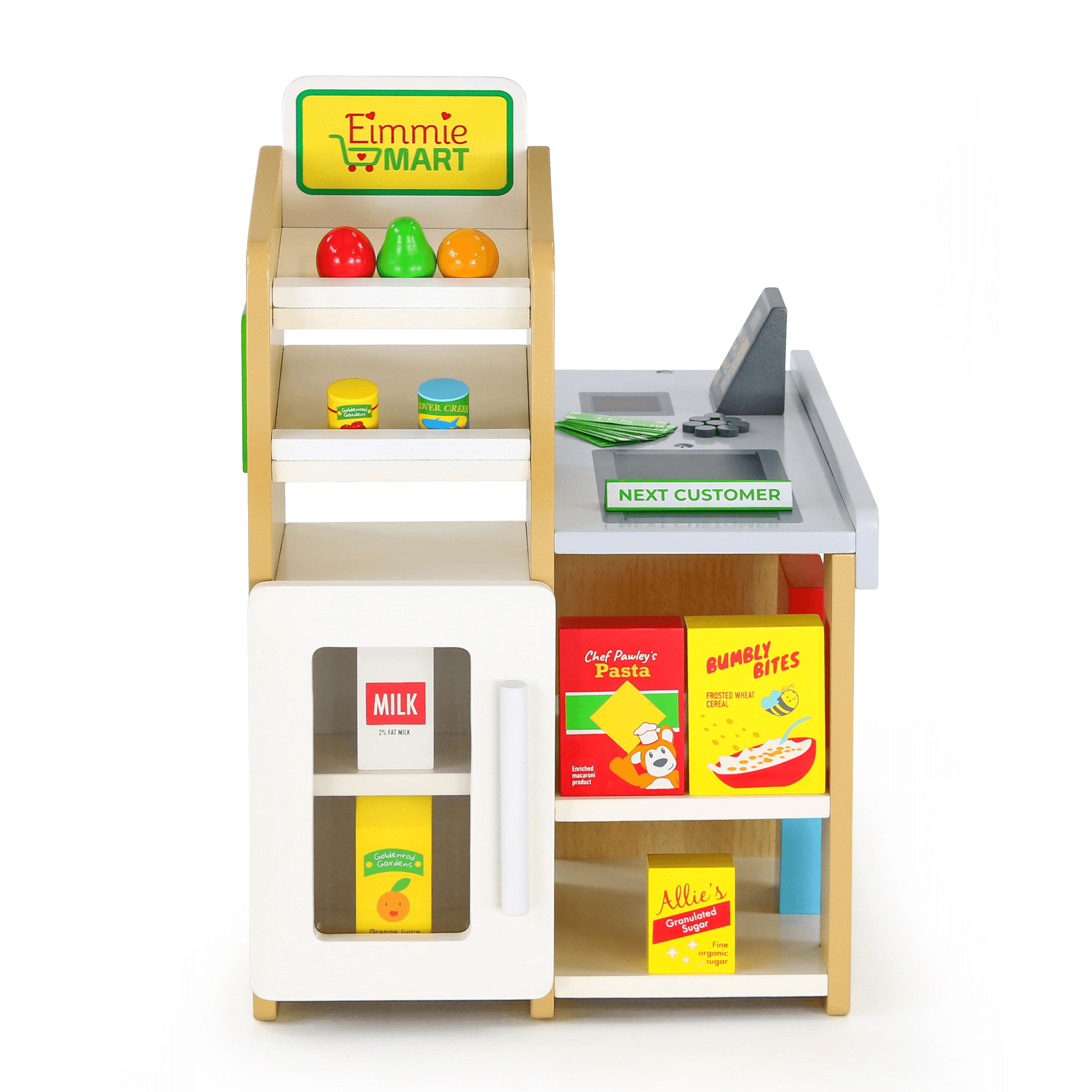 Playtime by Eimmie Furniture Grocery Store Set with Accessories-18 Inch Doll - OrangeOnions Wholesale