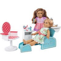 Playtime by Eimmie Furniture Hair Salon and Nail Spa Set-18 Inch Doll - OrangeOnions Wholesale