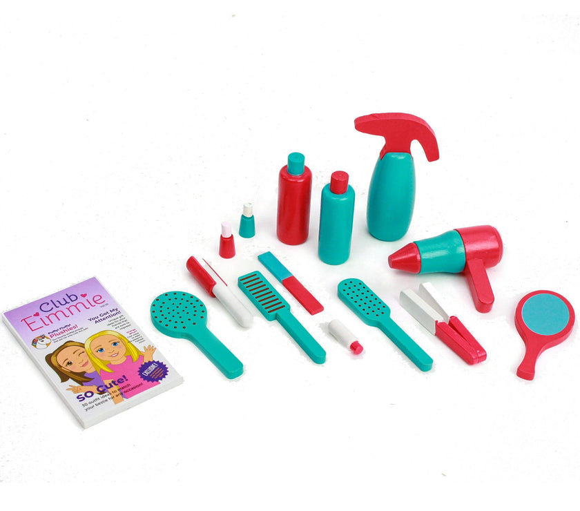 Playtime by Eimmie Furniture Hair Salon and Nail Spa Set-18 Inch Doll - OrangeOnions Wholesale