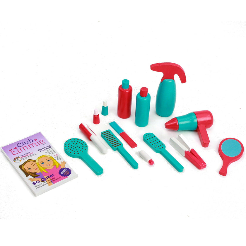 Playtime by Eimmie Furniture Hair Salon and Nail Spa Set-18 Inch Doll - OrangeOnions Wholesale