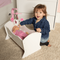 Playtime by Eimmie Furniture High Chair and Cradle Set-18 Inch Doll - OrangeOnions Wholesale