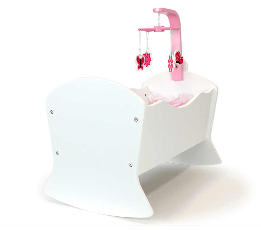 Playtime by Eimmie Furniture High Chair and Cradle Set-18 Inch Doll - OrangeOnions Wholesale