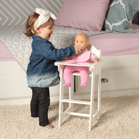 Playtime by Eimmie Furniture High Chair with Accessories-18 Inch Doll - OrangeOnions Wholesale